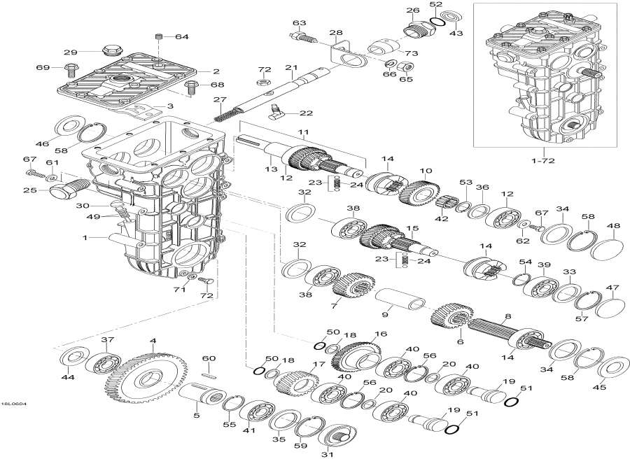 Snow mobile lynx  - Transmission - �����������