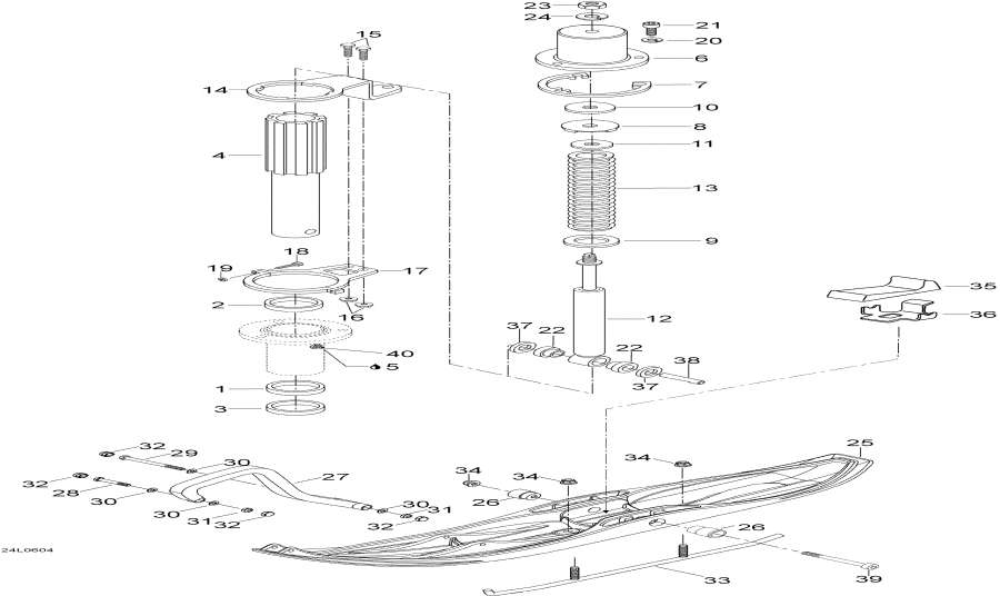 Snow mobile   -     / Front Suspension And Ski