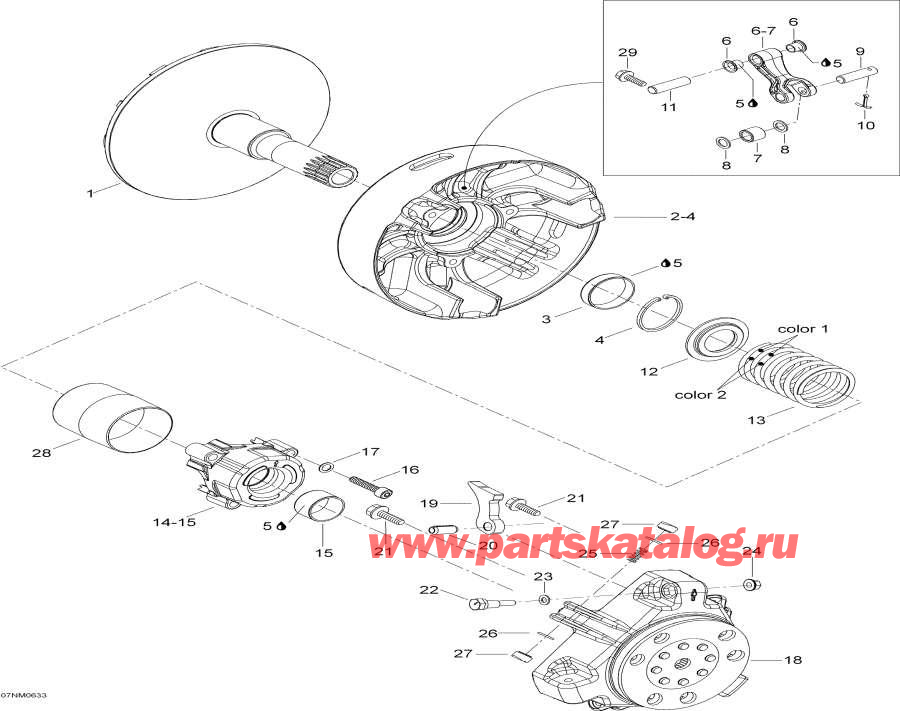 Snow mobile lynx  -   - Drive Pulley