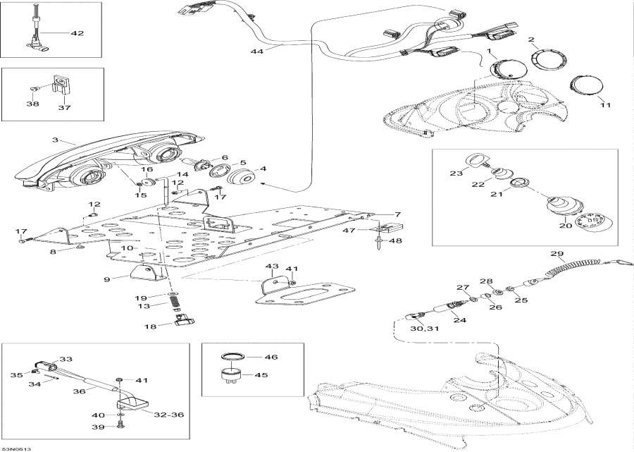 Snowmobiles Lynx  - ��������� System / Electrical System
