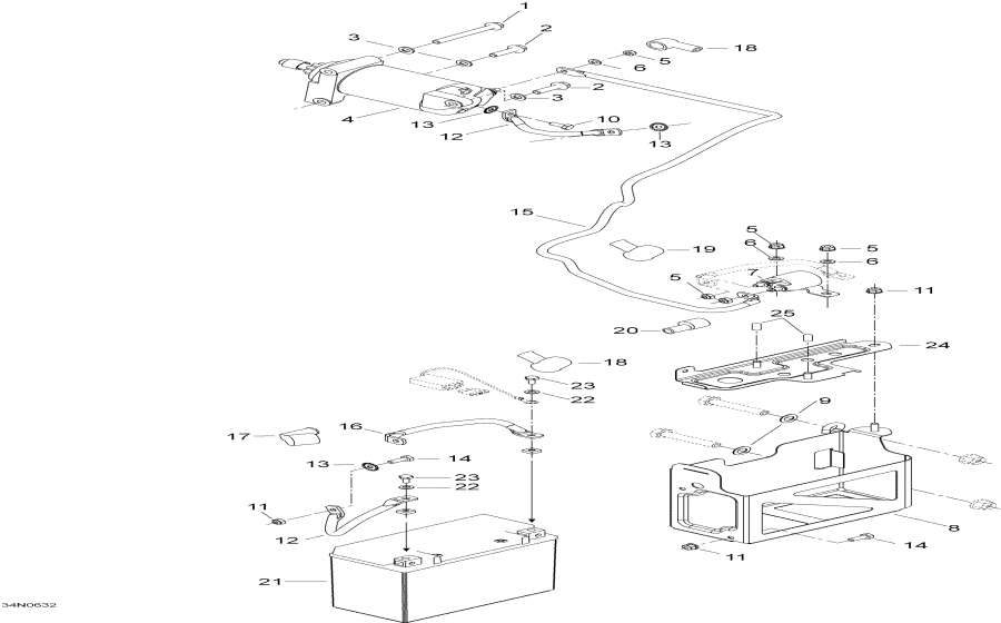 Snow mobile lynx  -  System 2 - Electrical System 2