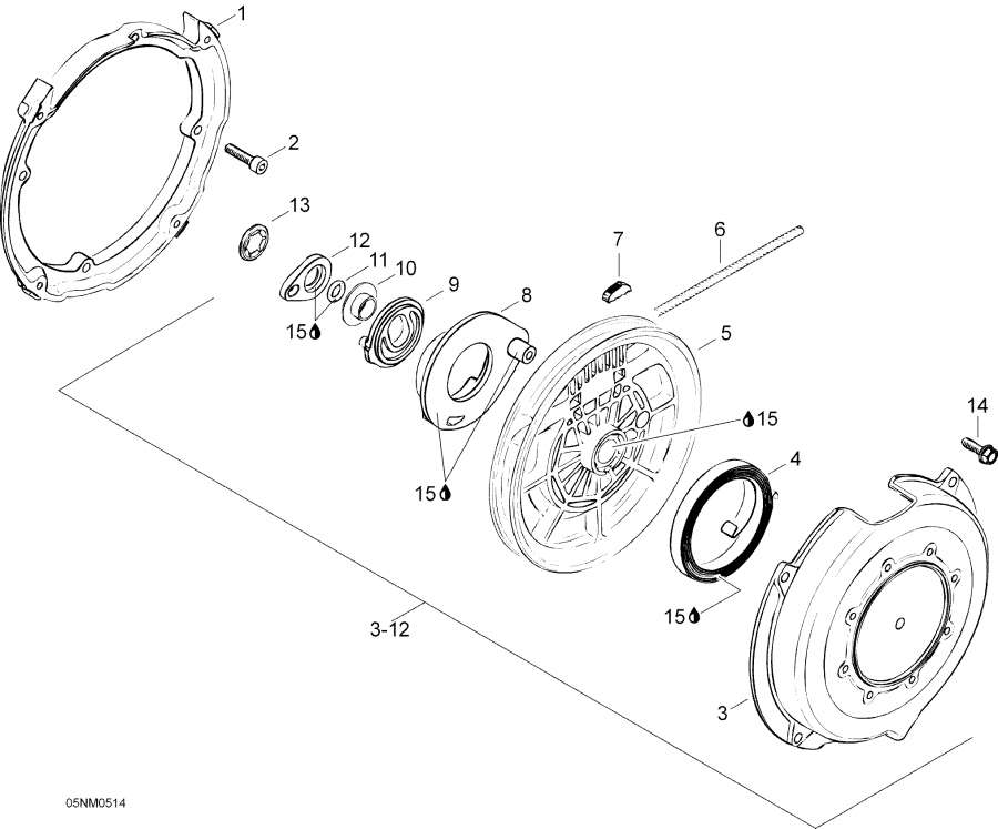 Snowmobile �����  - Rewind Starter - Rewind �������
