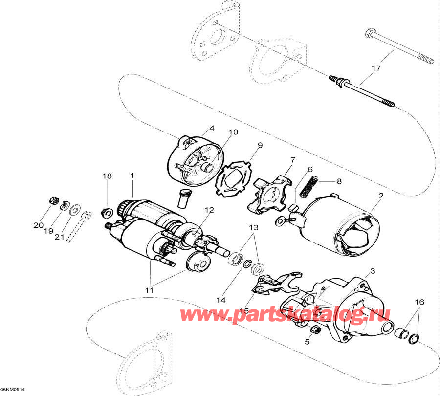 Snow mobile lynx  - Rewind Starter / Rewind �������