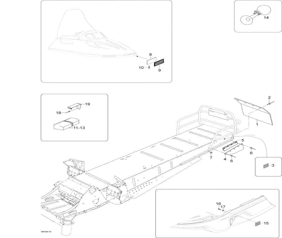Snow mobile Lynx  - Utilities