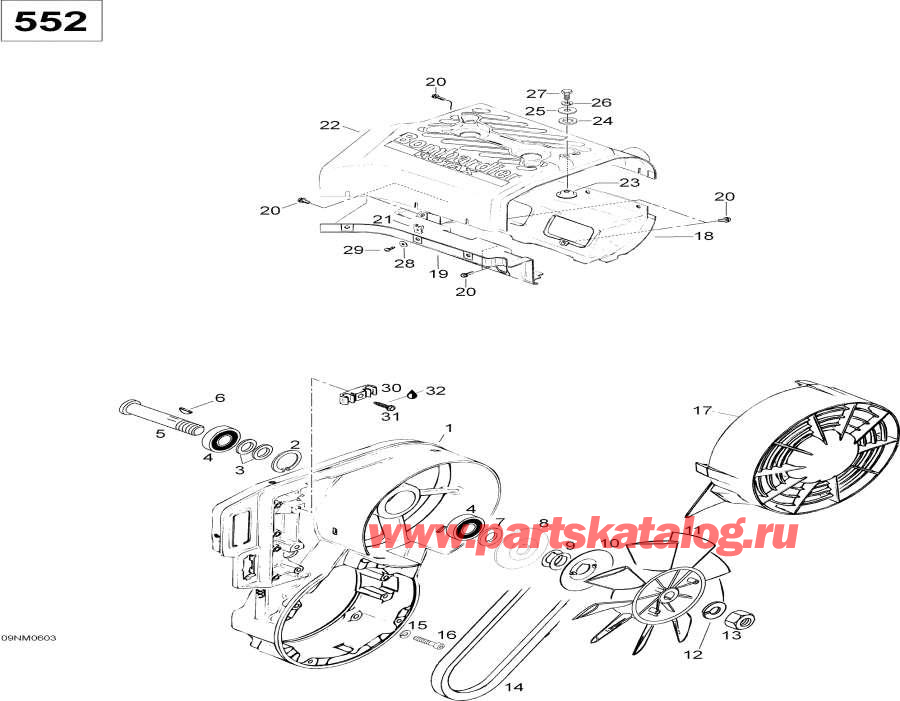 Snowmobile lynx  - Fan / Fan