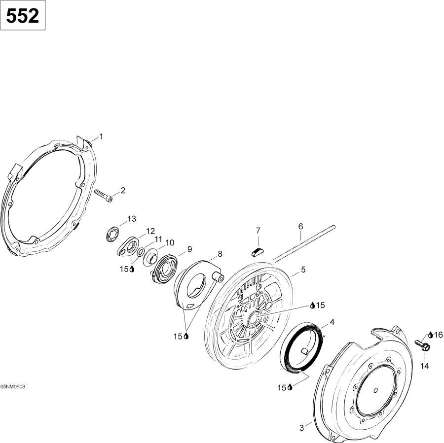 Snow mobile �����  - Rewind Starter