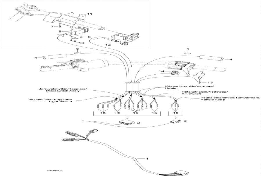  lynx  - Steering Harness