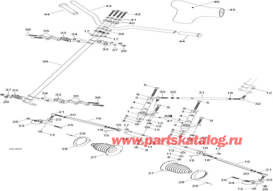 Snow mobile �����  - ������� ������� System / Steering System