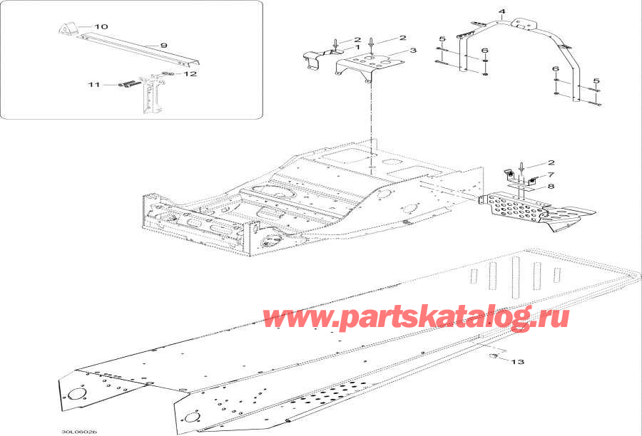 Snowmobile lynx  - ���� / Frame