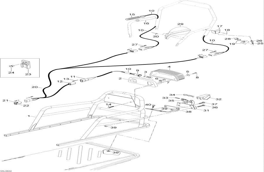 Snow mobile lynx  - Rack - Rack