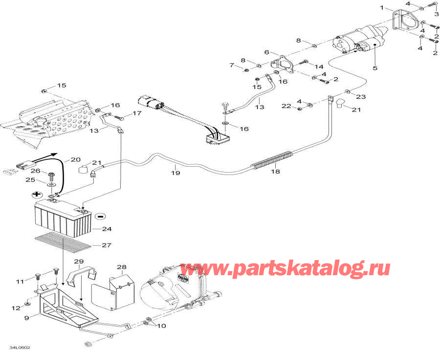  lynx  - Battery And Starter / Battery  