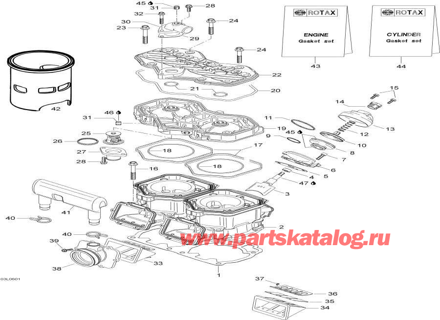Snow mobile   -  - Cylinder