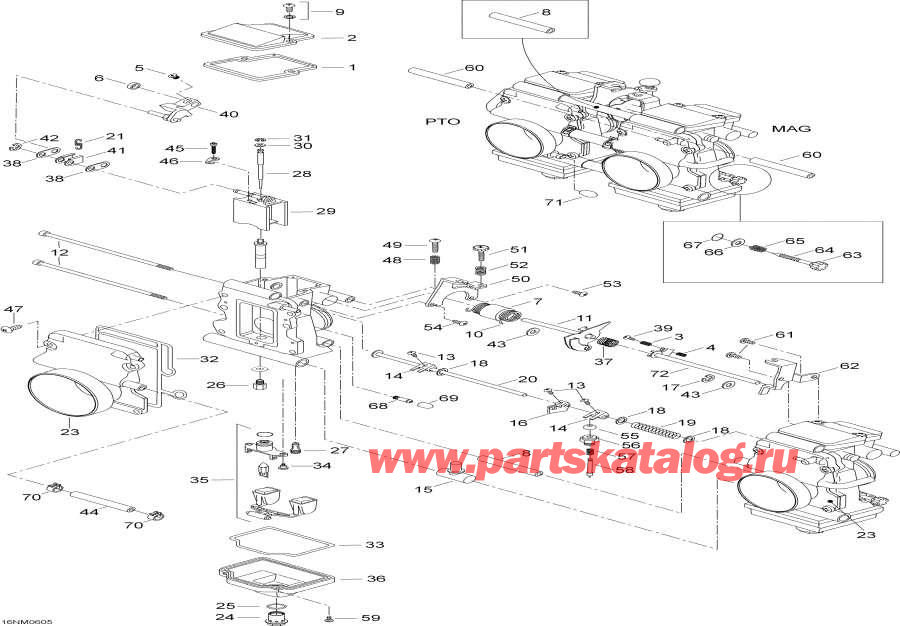 Snowmobiles lynx  - Carburetor