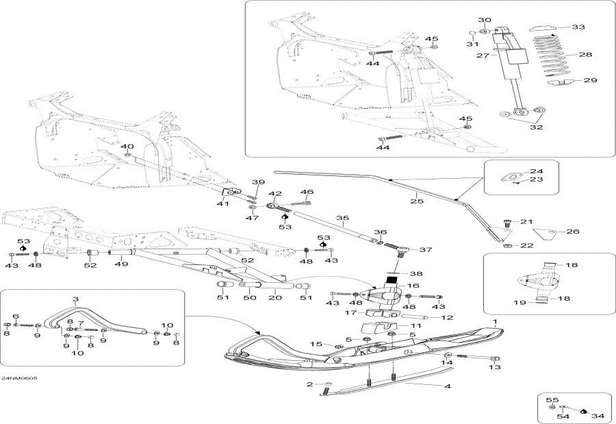 ��������� �����  - Front Suspension And Ski - �������� �������� � ����