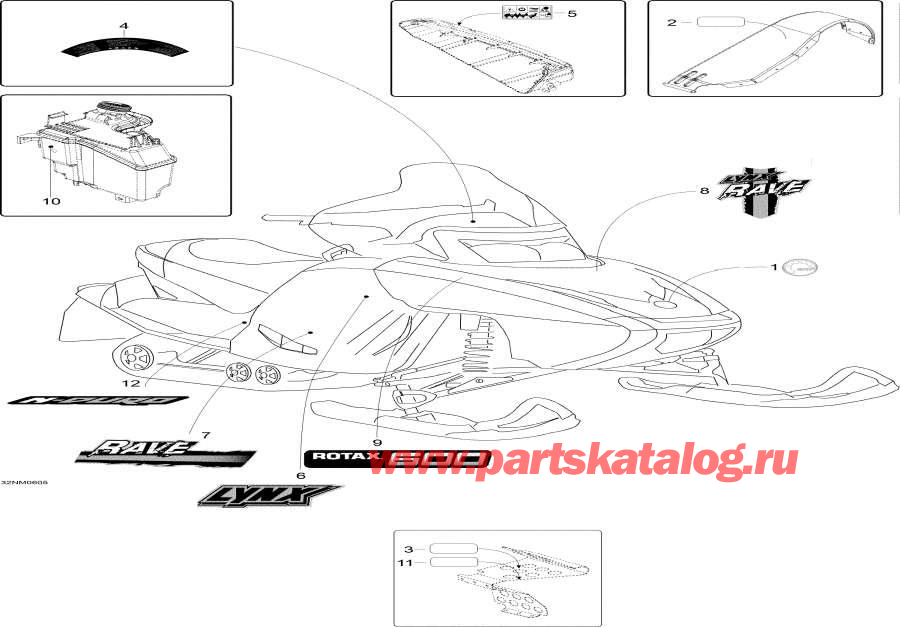 Snowmobile   - Decals