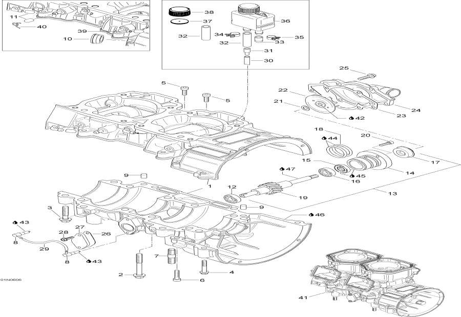Snowmobile   -   - Crankcase