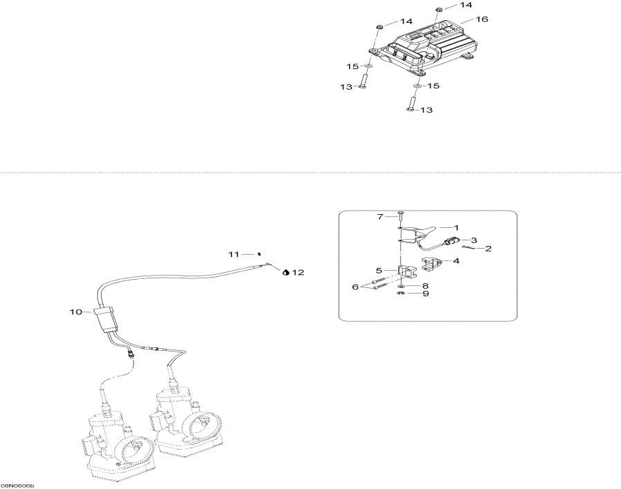  Lynx  - Throttle Handle -  Handle