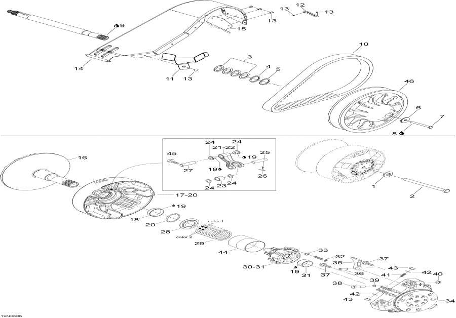 Snow mobile lynx  - Drive System - Drive System