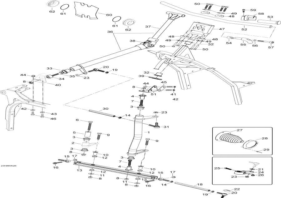 Snow mobile   - Steering System -   System