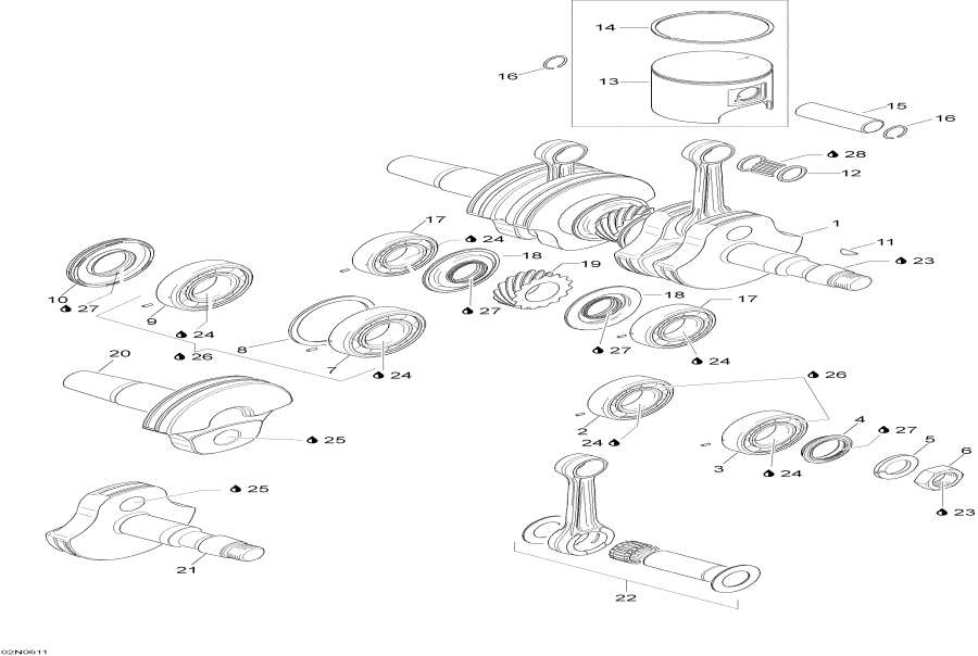    - Crankshaft And Pistons