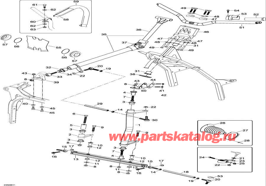 Snowmobile   - Steering System /   System