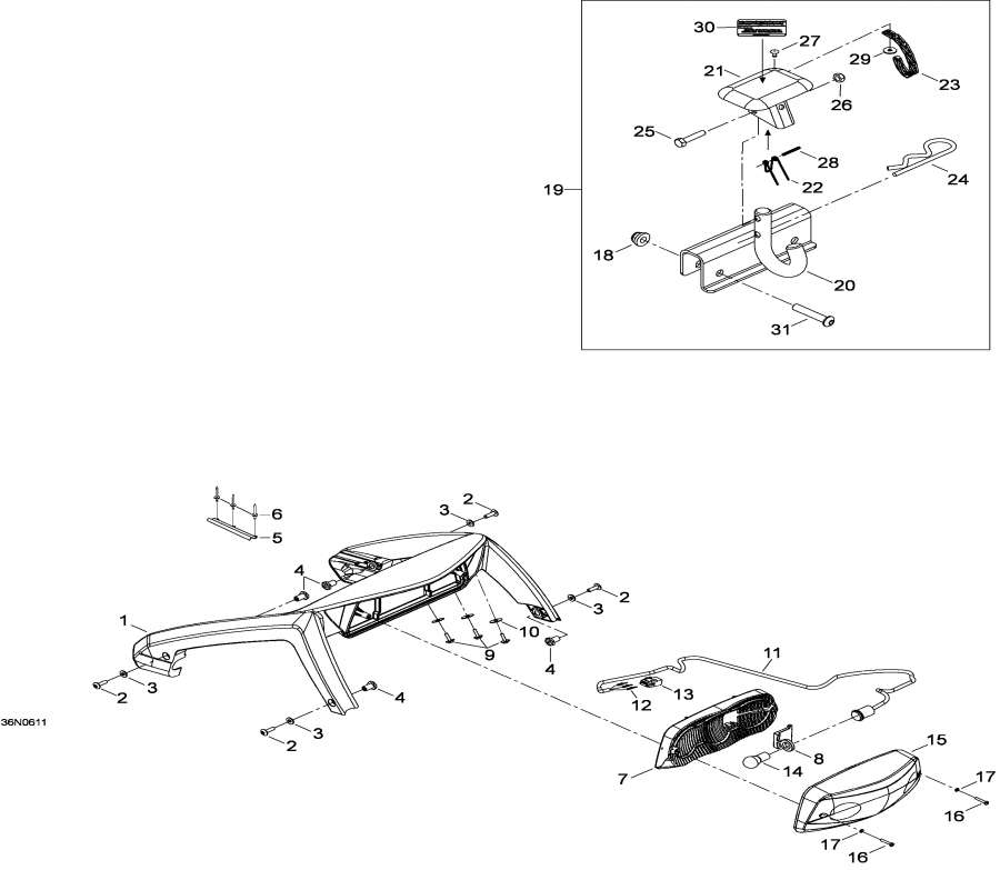 Snowmobiles Lynx  - Luggage Rack - Luggage Rack