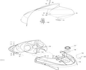 09-    Console (09- Windshield And Console)