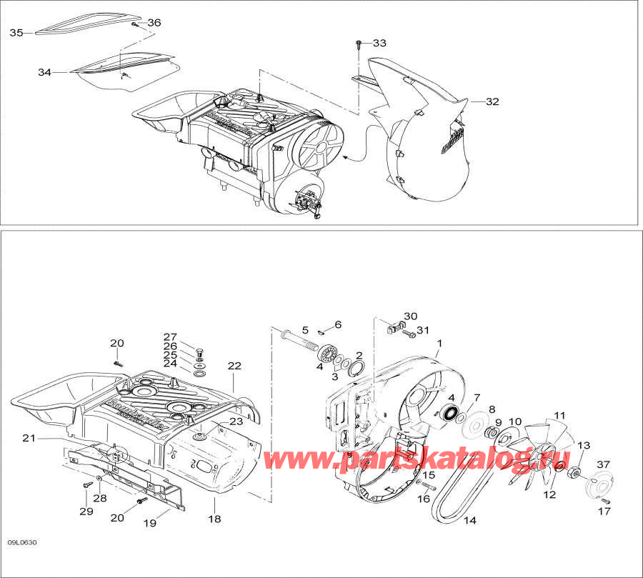Snow mobile lynx  - Fan / Fan