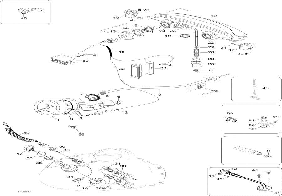 Snow mobile lynx  -  Acessories,Electrical Acessories