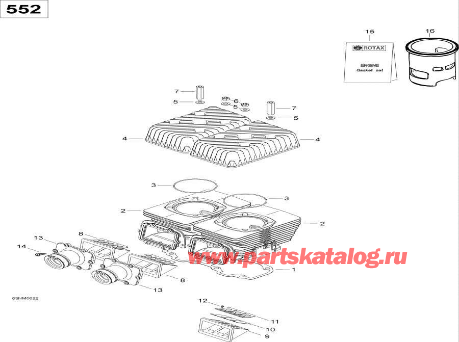 Snowmobiles Lynx  -  / Cylinder