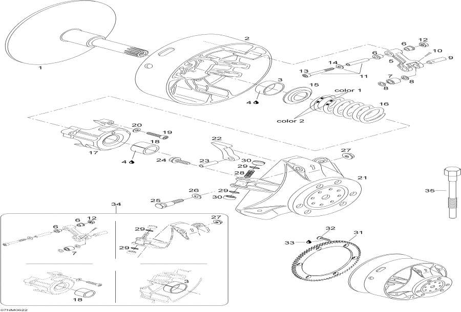 Snowmobiles   - Drive Pulley