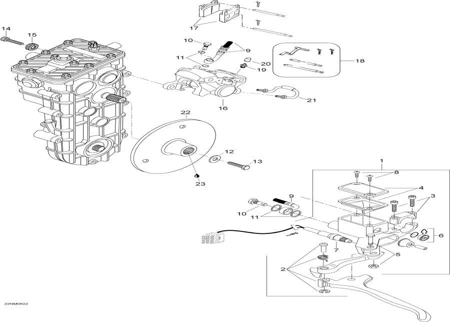 Snow mobile �����  - ������ - Brake