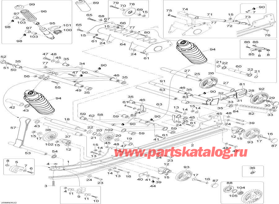  lynx  - Rear Suspension -  
