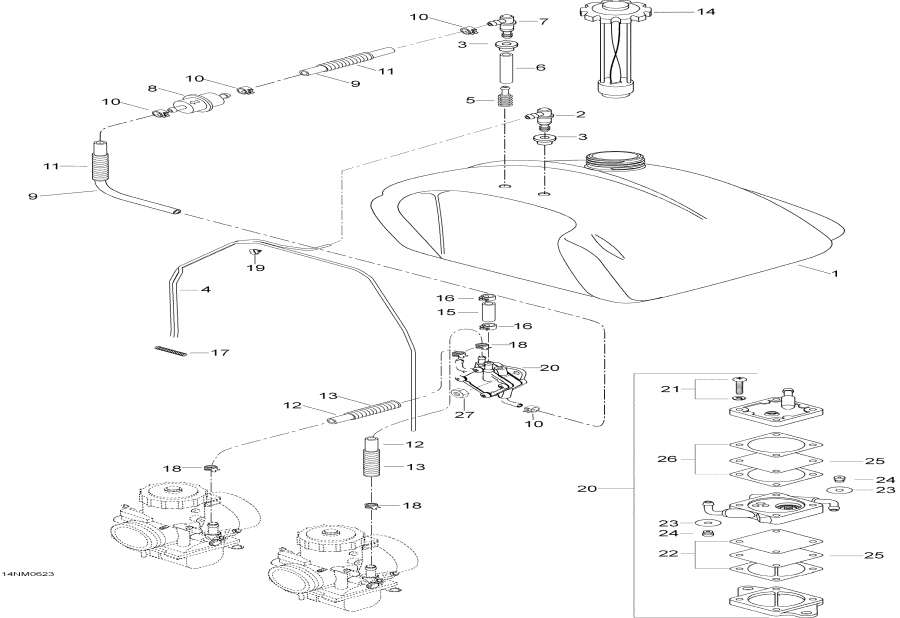 Snow mobile   -   - Fuel System