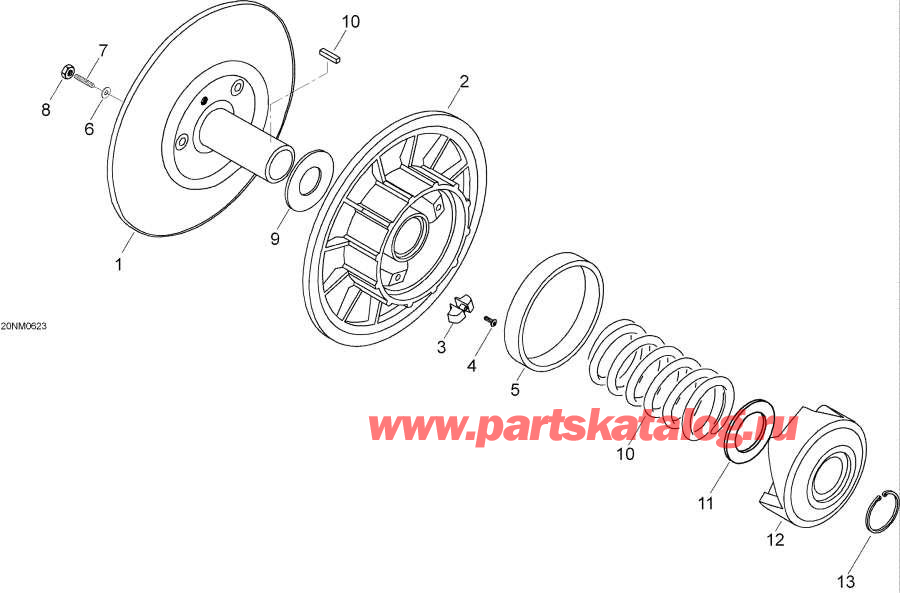    - Driven Pulley -  