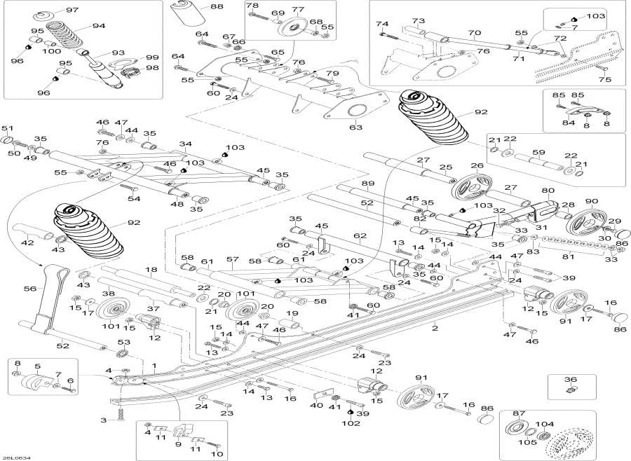 �������� �����  - ������ �������� - Rear Suspension