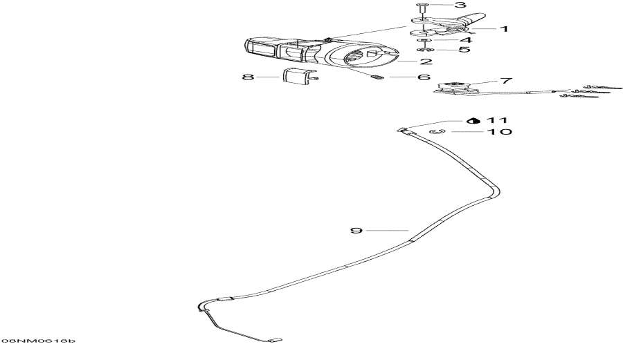    -  Handle   - Throttle Handle And Housing