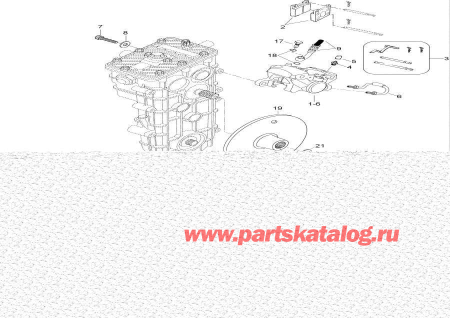 Snow mobile Lynx  - Hydraulic Brake / Hydraulic 