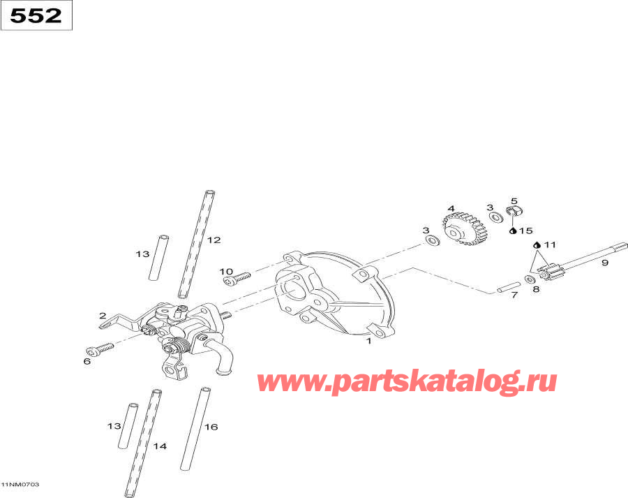 Snowmobile   -   / Oil Pump