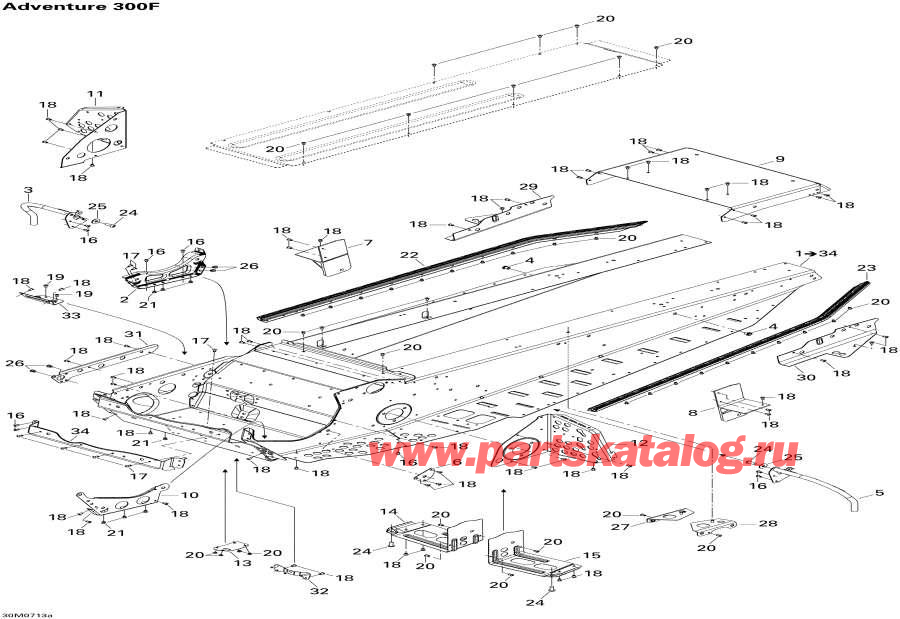 Snowmobiles   -  300f,Frame 300f