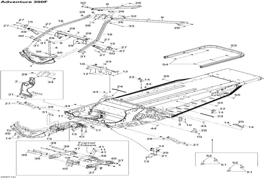 Snowmobile   - Frame And Components 300f -   Components 300f