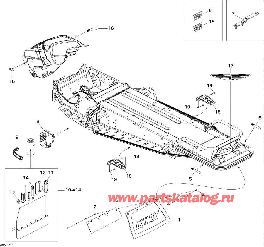 Snowmobile lynx  - Utilities