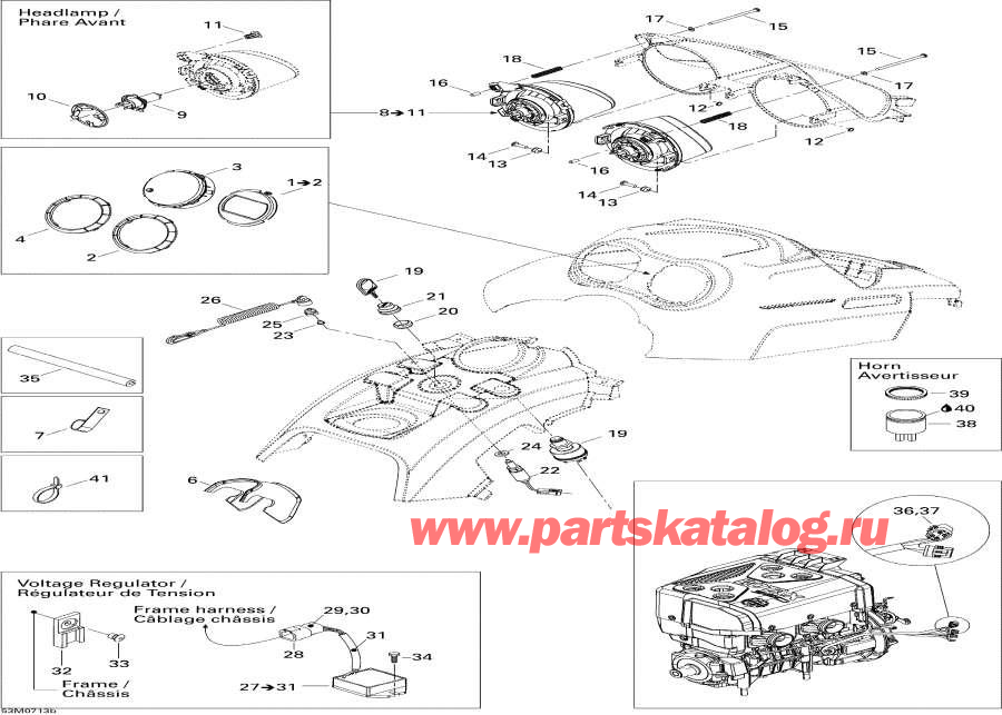 Snowmobiles Lynx  - Electrical Accessories 550f /   550f