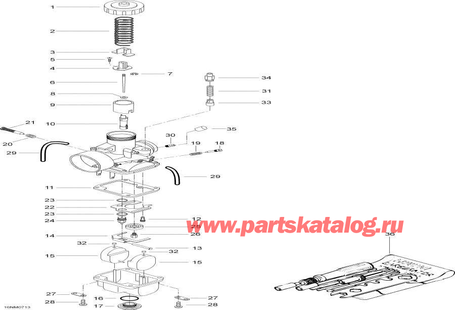 Snow mobile lynx  -  / Carburetor