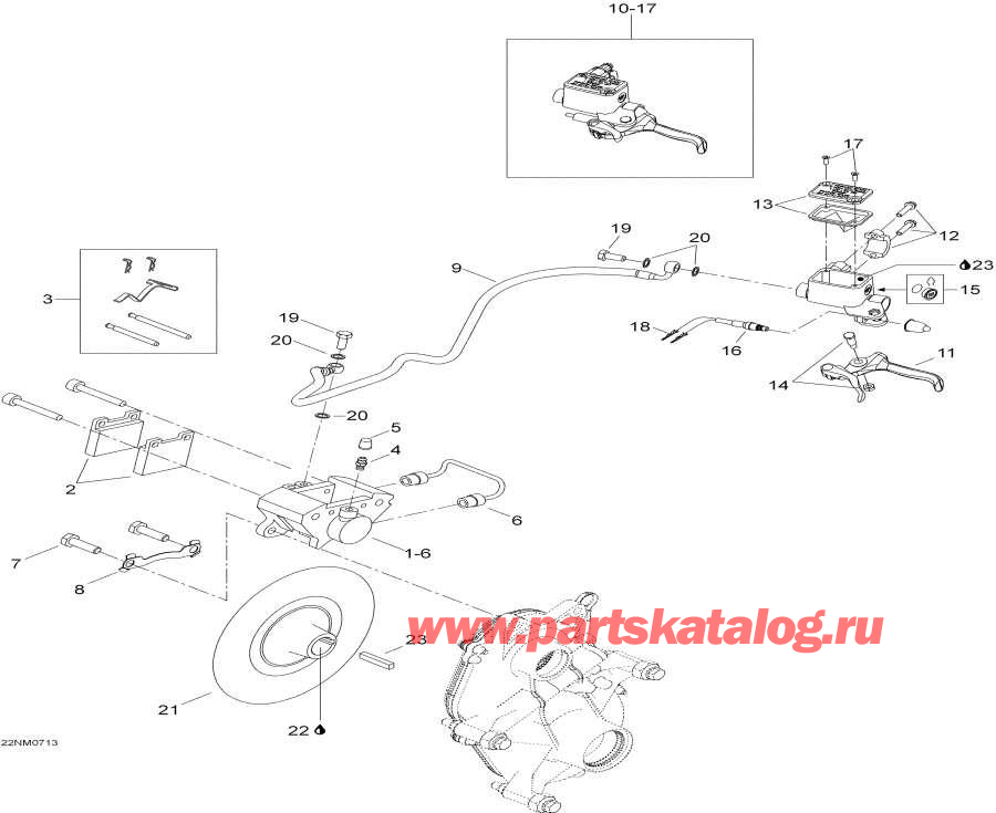 Snowmobiles Lynx  -  - Brake