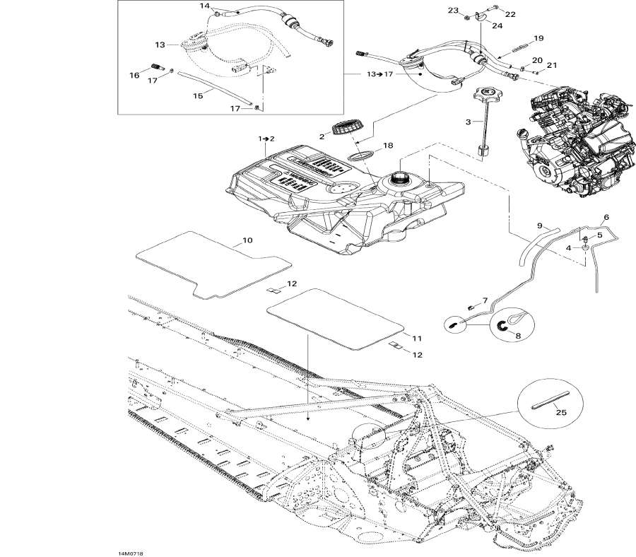 Snowmobiles lynx  -  ,Fuel System