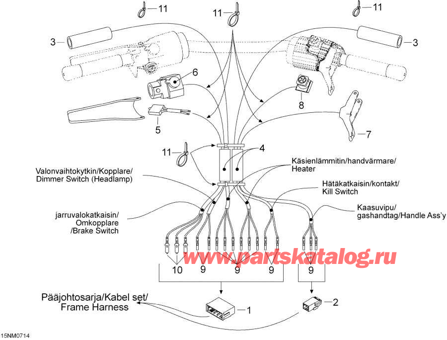  lynx  - Steering Harness /    