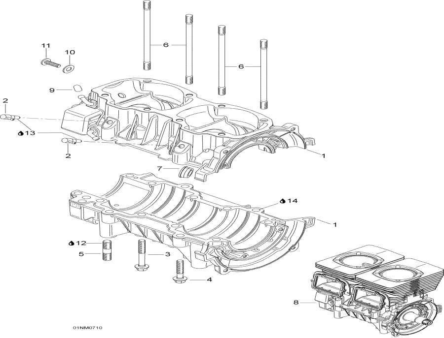    -   - Crankcase