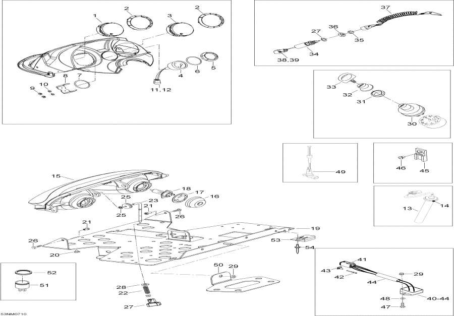 Snowmobiles lynx  - Electrical System