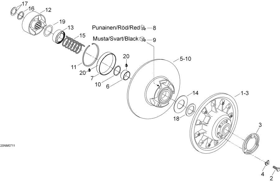 Snowmobile lynx  -   / Driven Pulley